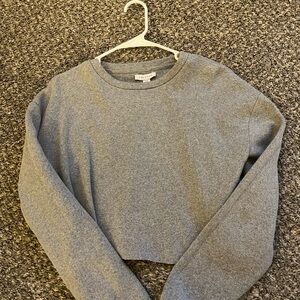 Topshop Heather Gray Crop Top
